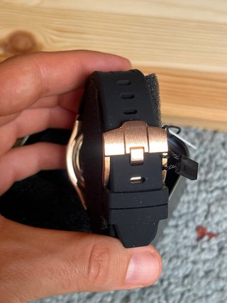 Reloj Fredric de Oro Rosa y Negro