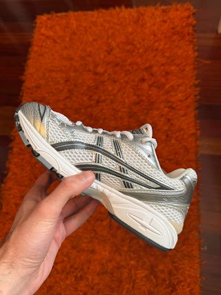 Asics Gel Kayano 14 Plata/Blanco