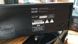 Proton 720 Cassette Deck Vintage Funzionante