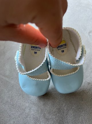 Zapatos charol bebé T.19
