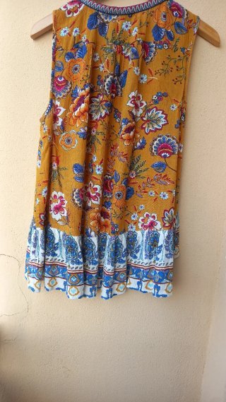 Blusa Natura Multicolor Estampada Talla XL