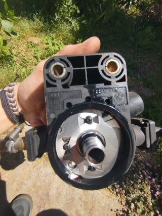 BMW 325 Turbo, Soporte Filtro Aceite e Intercoo