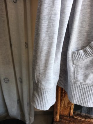 Sudadera de algodón gris