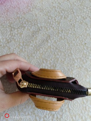 Portamonete Louis Vuitton Monogram Marrone Oro