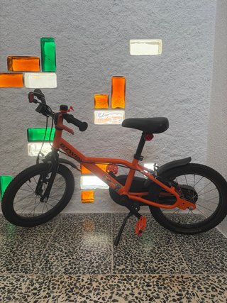 Bicicleta infantil naranja