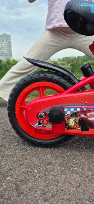 Bicicleta infantil 10 pulgadas roja