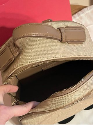 TOUS mochila Script Day, color Beige