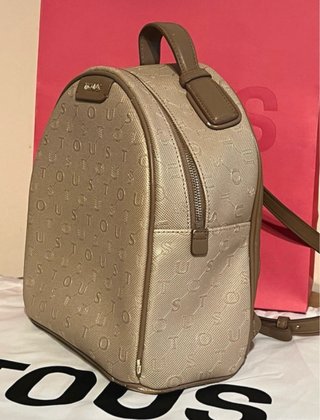 TOUS mochila Script Day, color Beige