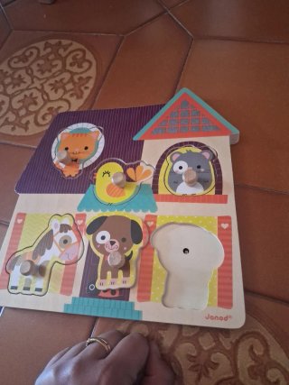Puzzle Janod madera con sonido