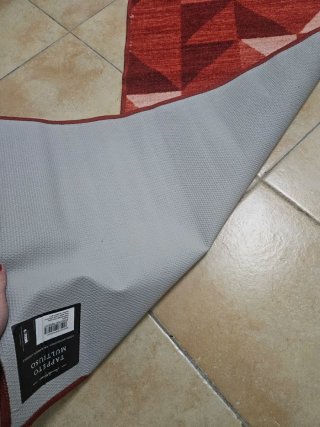 Tappeto Geometrico Rosso
