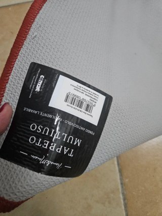 Tappeto Geometrico Rosso