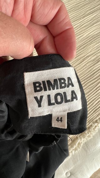 Pantalón negro Bimba y Lola elegante fluido talla