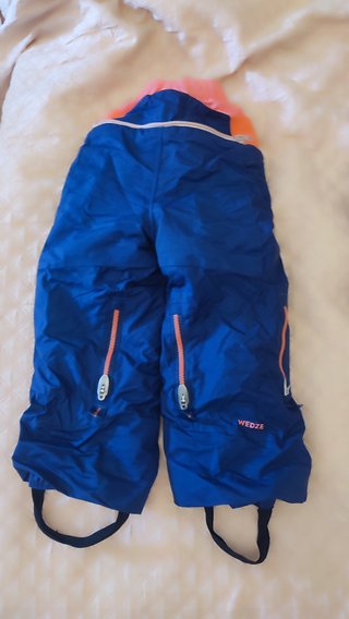 Traje esquí infantil azul y coral 3-4 años