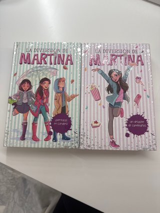 dos libros de la diversión de Martina.