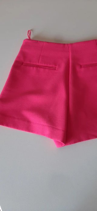 Gonna pantalone rosa