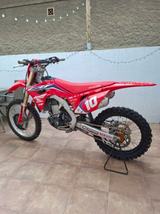 Honda CRF 450 Motocross Roja