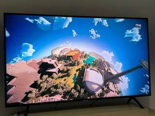 Televisión samsung de 55  pulgadas Negra