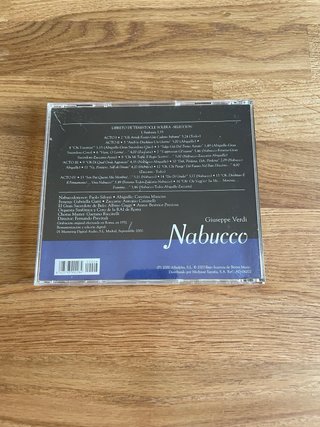 CD Nabucco Giuseppe Verdi Ópera El Mundo