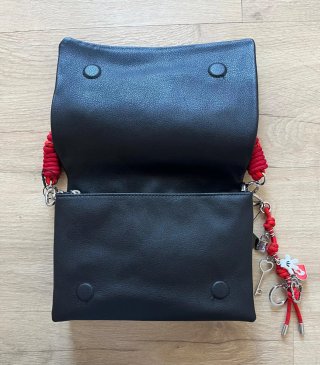Bolso Desigual Mickey Negro y Rojo