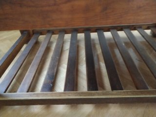 Mesa centro elevable madera y cristal