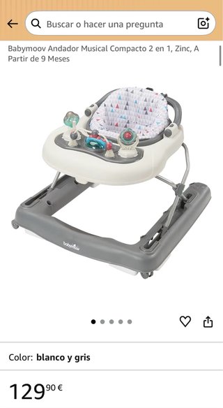 Andador bebé 2 en 1 Baby Moov
