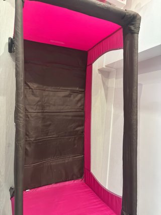 Cuna de viaje Asalvo Baby rosa