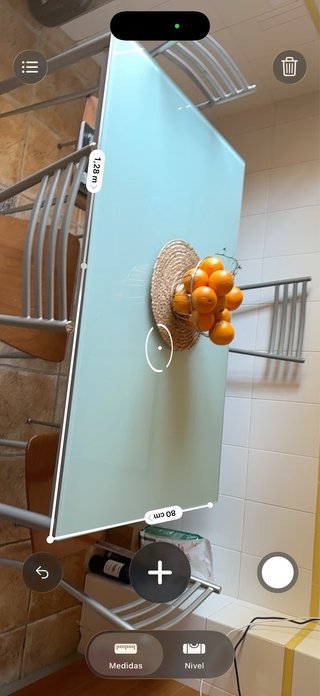 Mesa cristal y 4 sillas cocina