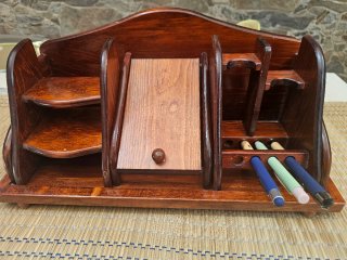 Escribanía Organizador Vintage Madera