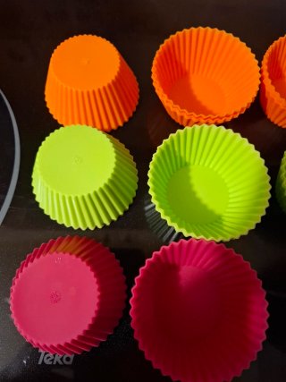 12 Moldes Silicona Lekue Magdalenas