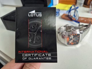 Reloj Lotus Chronograph WR.100M