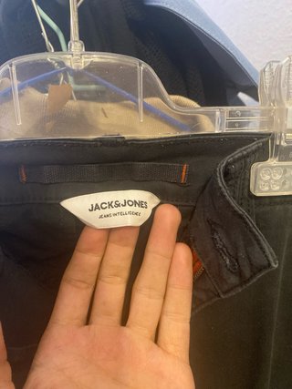 Pantalones cargo JACK&JONES negros