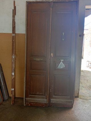 Puerta Madera Exterior Doble medidas 2,70 ×1,20