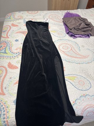 Vestido Morado Lentejuelas Talla Única