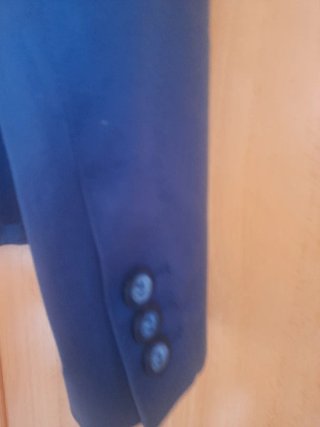 Americana Benetton azul mujer