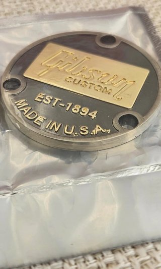 Gibson Custom Shop Placa Metalica