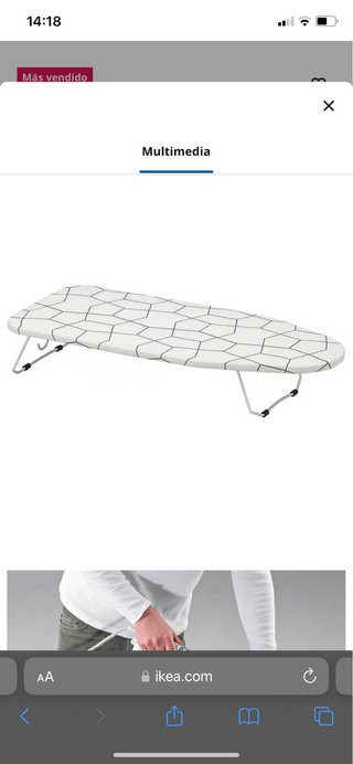 Tabla de planchar plegable