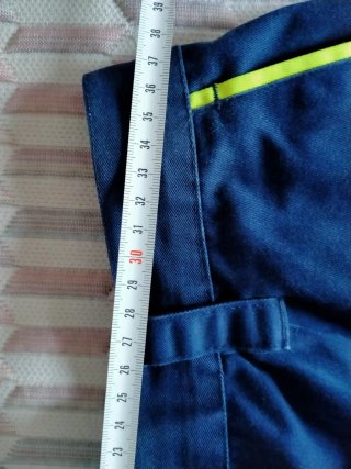 3 Pantalones de trabajo azul y verde