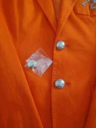 Americana Ralph Lauren Naranja Talla 8/M