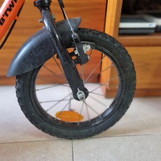 Bicicleta infantil Btwin naranja