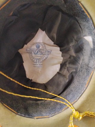 Sombrero Mexicano Bordado Dorado