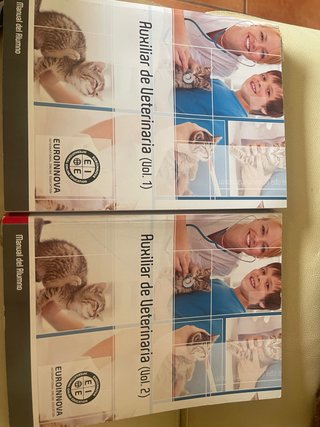Libros Auxiliar Veterinario EUROINNOVA