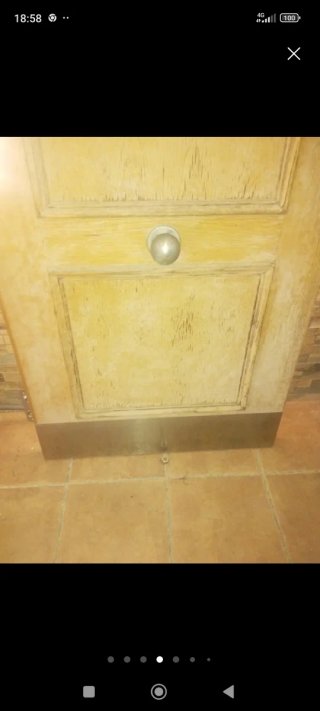 Puerta de entrada chalet madera