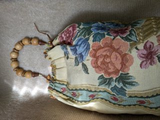Bolso de tapicería vintage floral