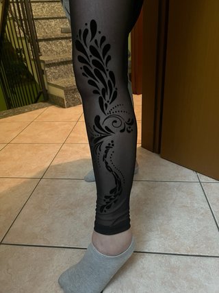 Leggings Yamamay neri trasparenti