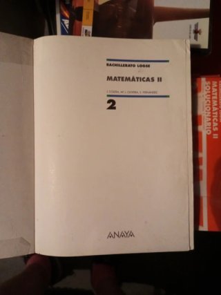 Libro Matemáticas II