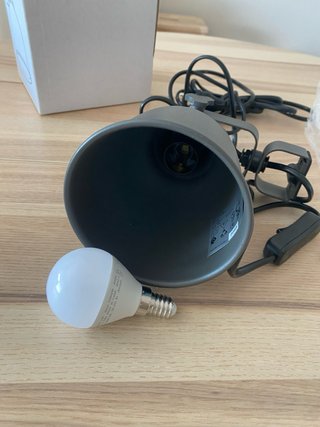 Lámpara Hektar Ikea gris