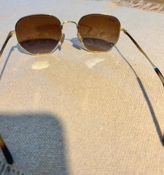 Occhiali da sole Ray-Ban oro e marroni