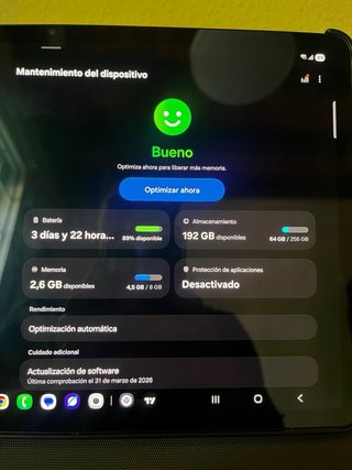 Samsung Tab S8 Plus 5G Negro 256gb