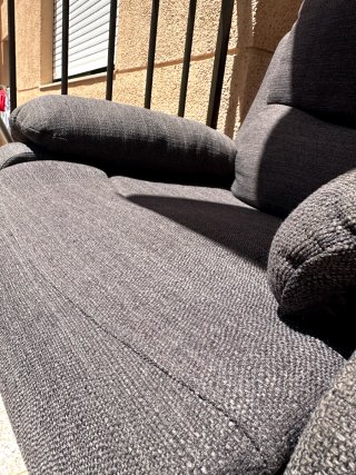 Sillón relax reclinable gris