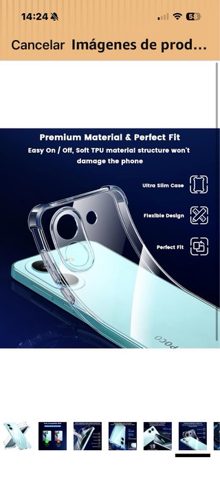 Cover trasparente per Poco Xiaomi X8